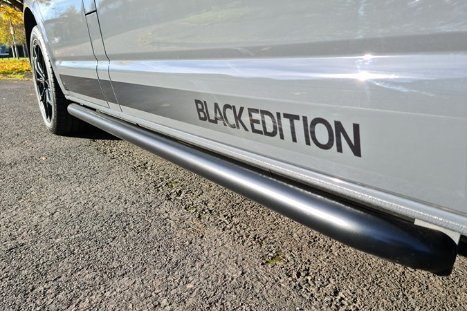 Volkswagen Transporter Sportline review - Black Edition, side bars