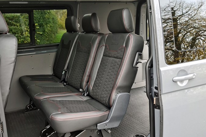 Volkswagen Transporter Sportline review - rear seats