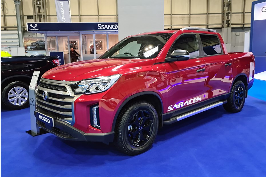 SsangYong Musso facelift at the 2021 CV Show