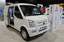 DFSK EC35 electric van at the 2021 CV Show