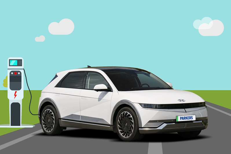 Large Electric Car of the Year Parkers Car Awards 2022