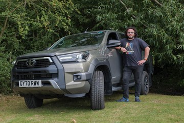 Toyota Hilux with long-term test driver Richard Kilpatrick