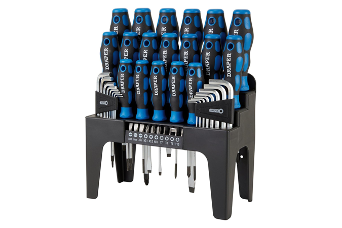 Draper 865/44 44PC S.Driver Set+Stand