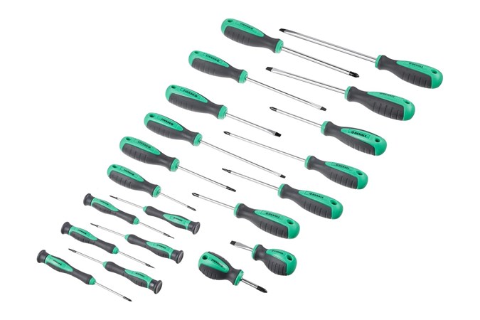 Denali 20-Piece Phillips/Torx/Slotted Screwdriver Set