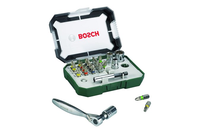 Bosch 26pc. Screwdriver Bit and Ratchet Set