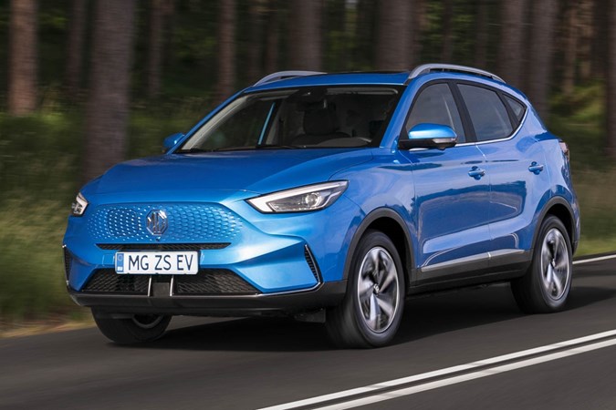 MG ZS EV front tracking