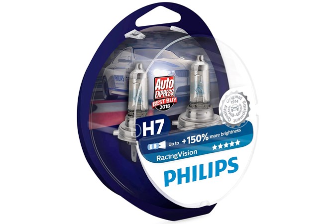 Philips H7 Standard Halogen Replacement HeadLight Bulb, 1-Pack