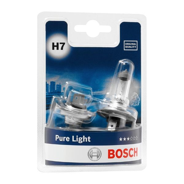 Car light bulbs H7 Xenon Light. Set Dunlop