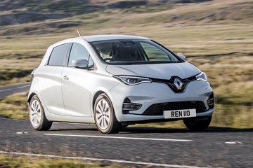 Renault Zoe van driving