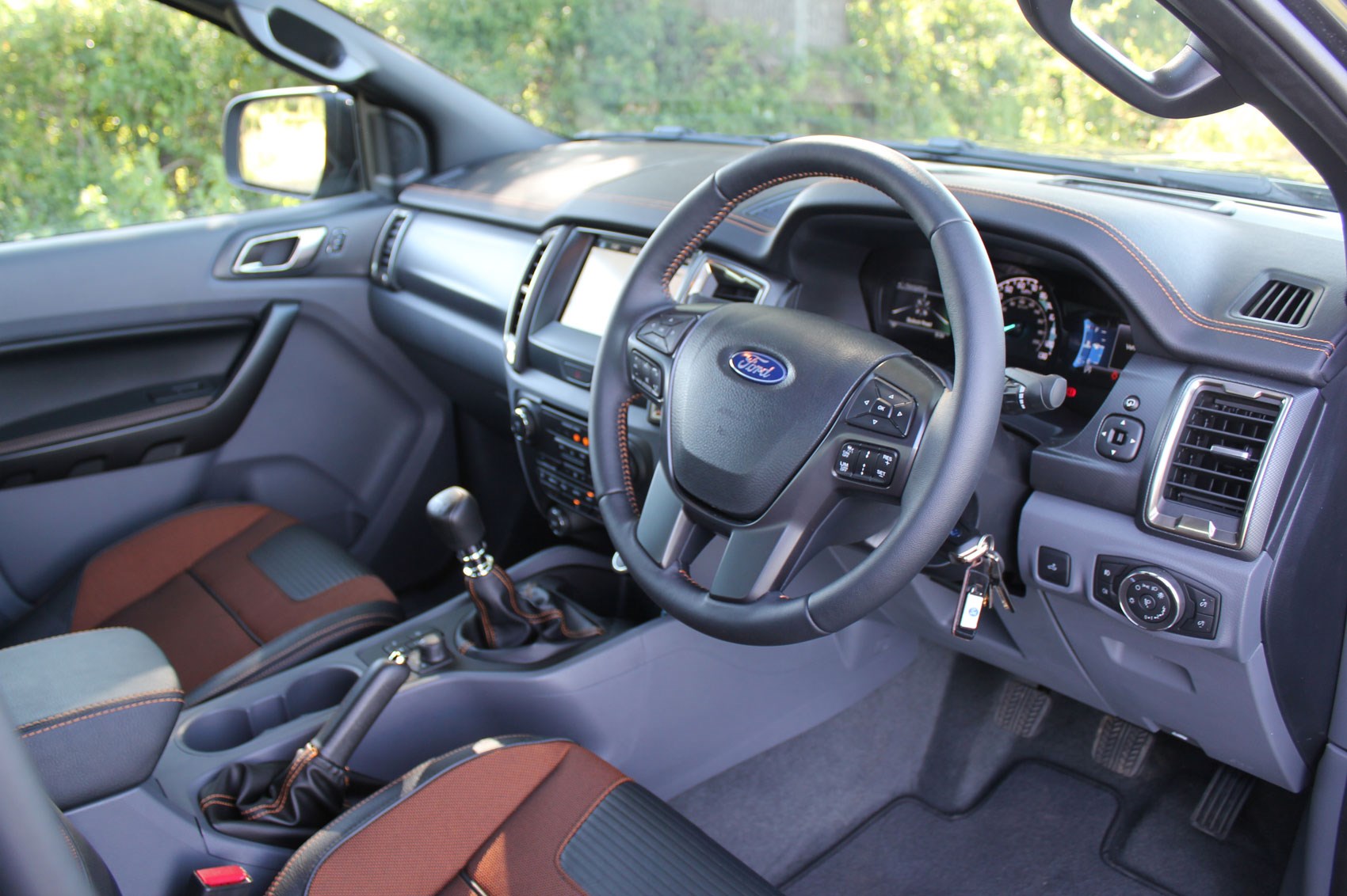 Ford Ranger Wildtrak Euro 6 review - cab interior