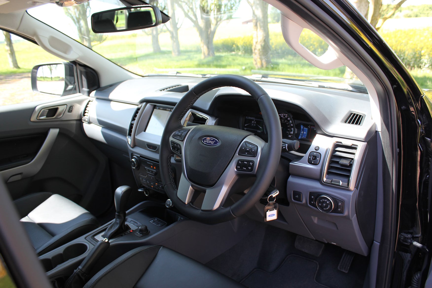 Ford Ranger Black Edition review - cab interior