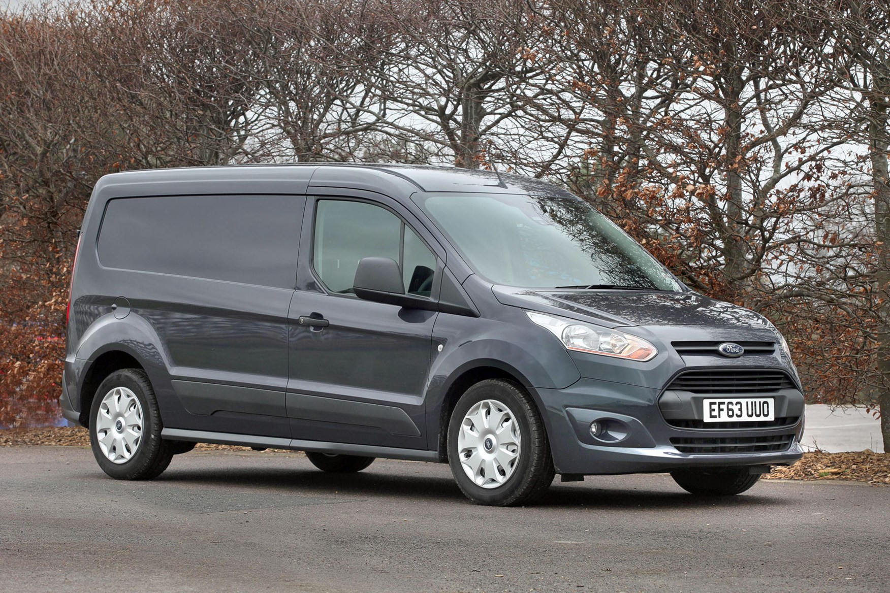 Ford Transit Connect review - 2013 L2 long-wheelbase, front view, blue-grey