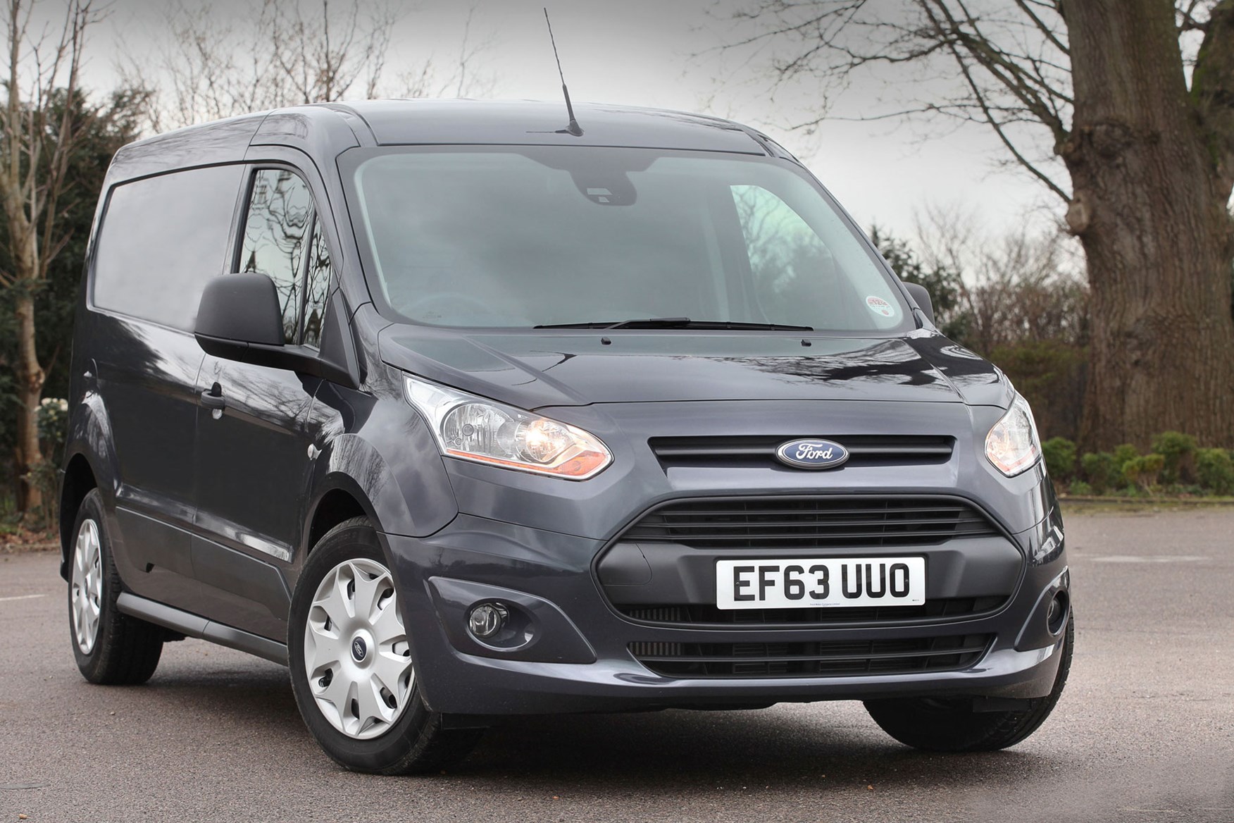 Ford Transit Connect review - 2013 Trend, L2 LWB, front view, blue-grey