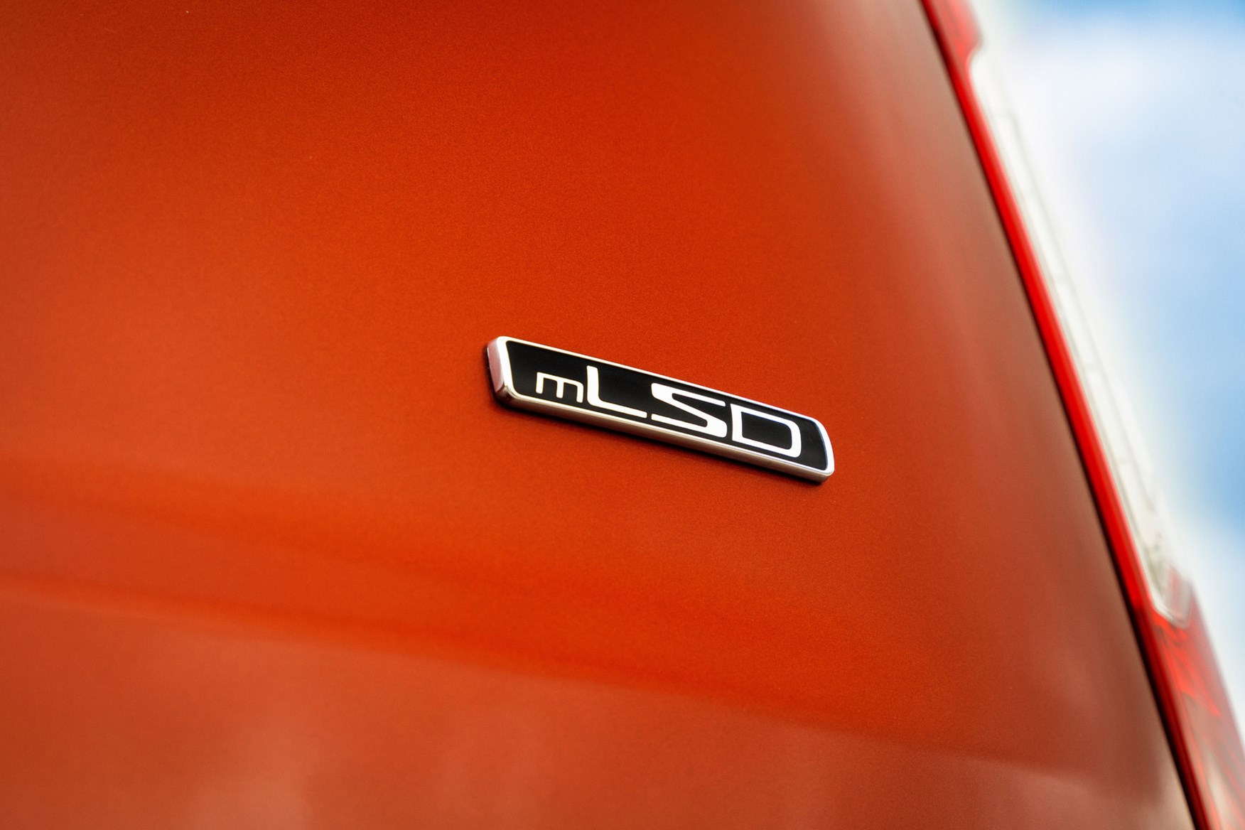 Ford Transit Connect Active review - Sedona Orange, mLSD badge