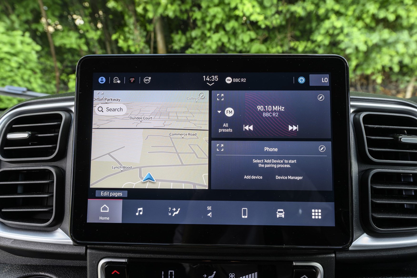 Image of the 2025 Fiat Ducato infotainment system display