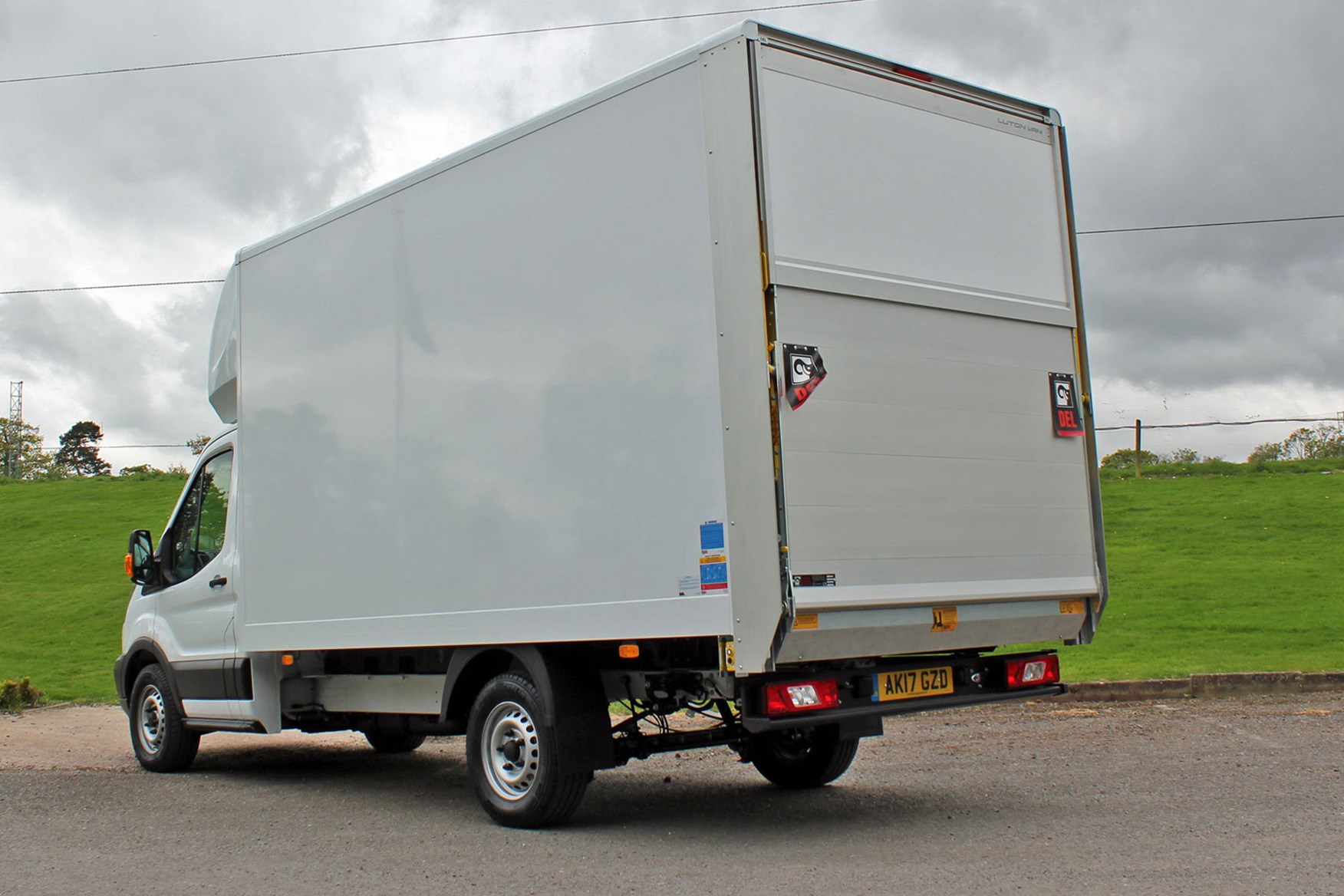 Ford Transit Luton review - rear view