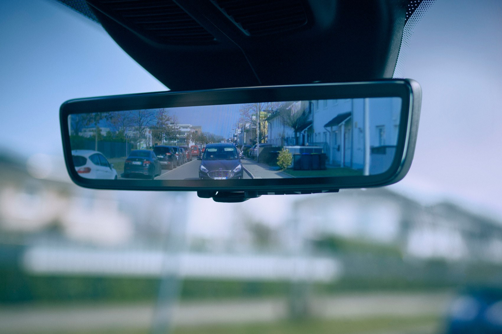 Ford Smart Mirror display screen, 2021