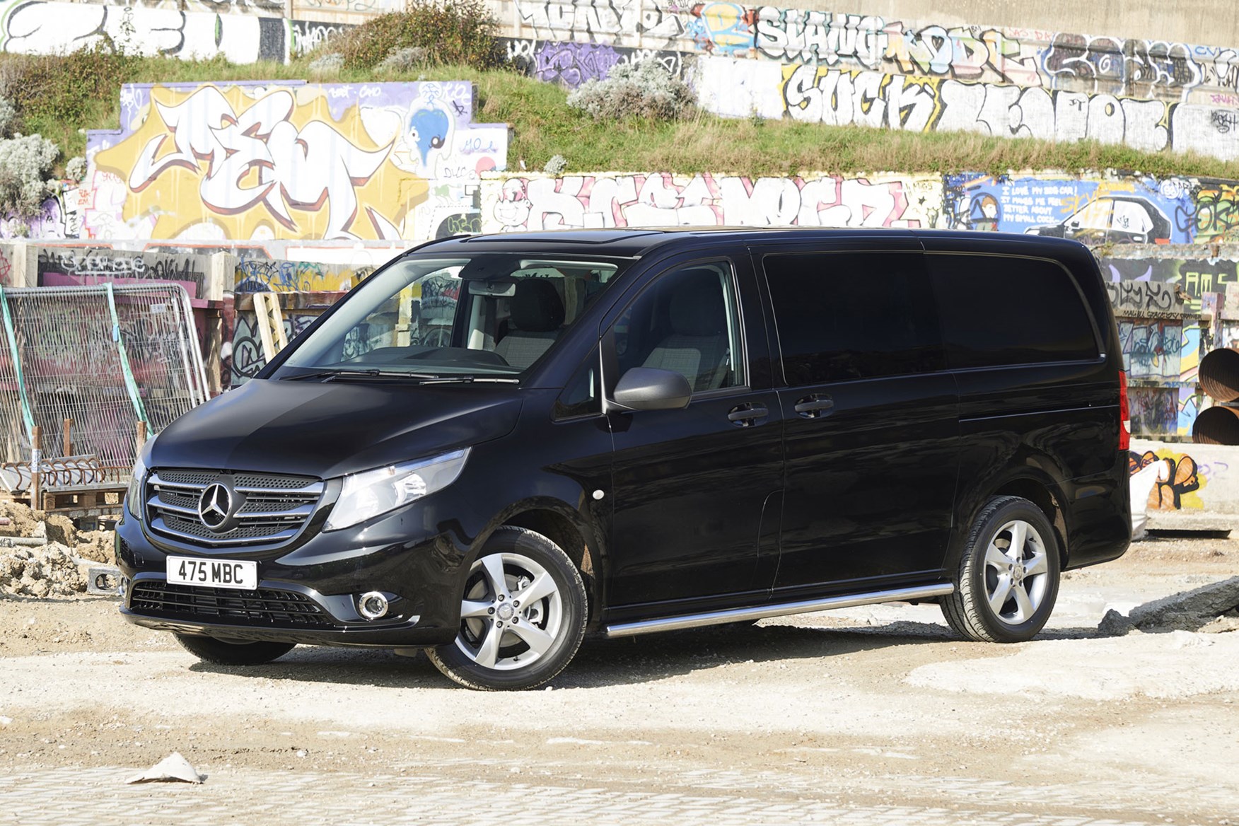 Mercedes-Benz Vito Sport review - front view, black