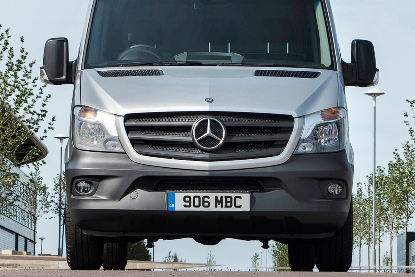 Mercedes-Benz Sprinter full review on Parkers Vans - front
