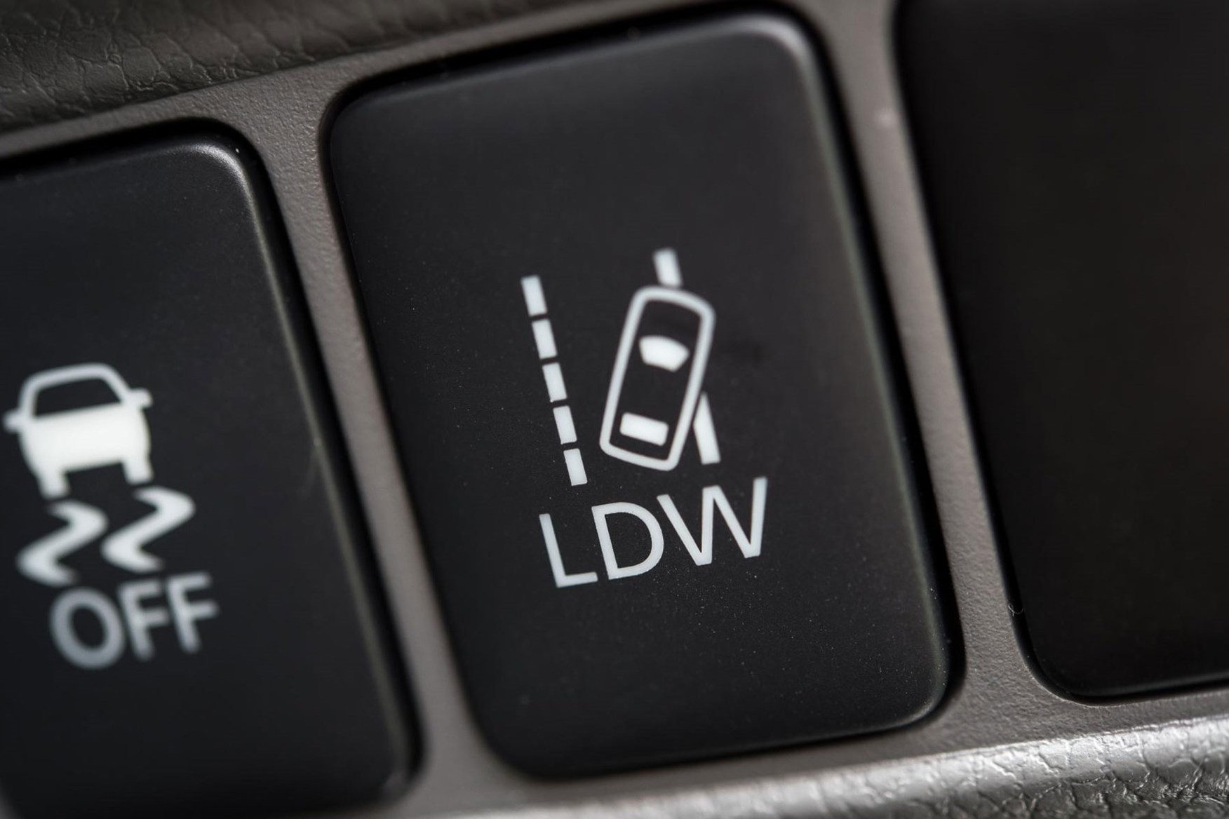 Mitsubishi L200 review, lane departure warning switch