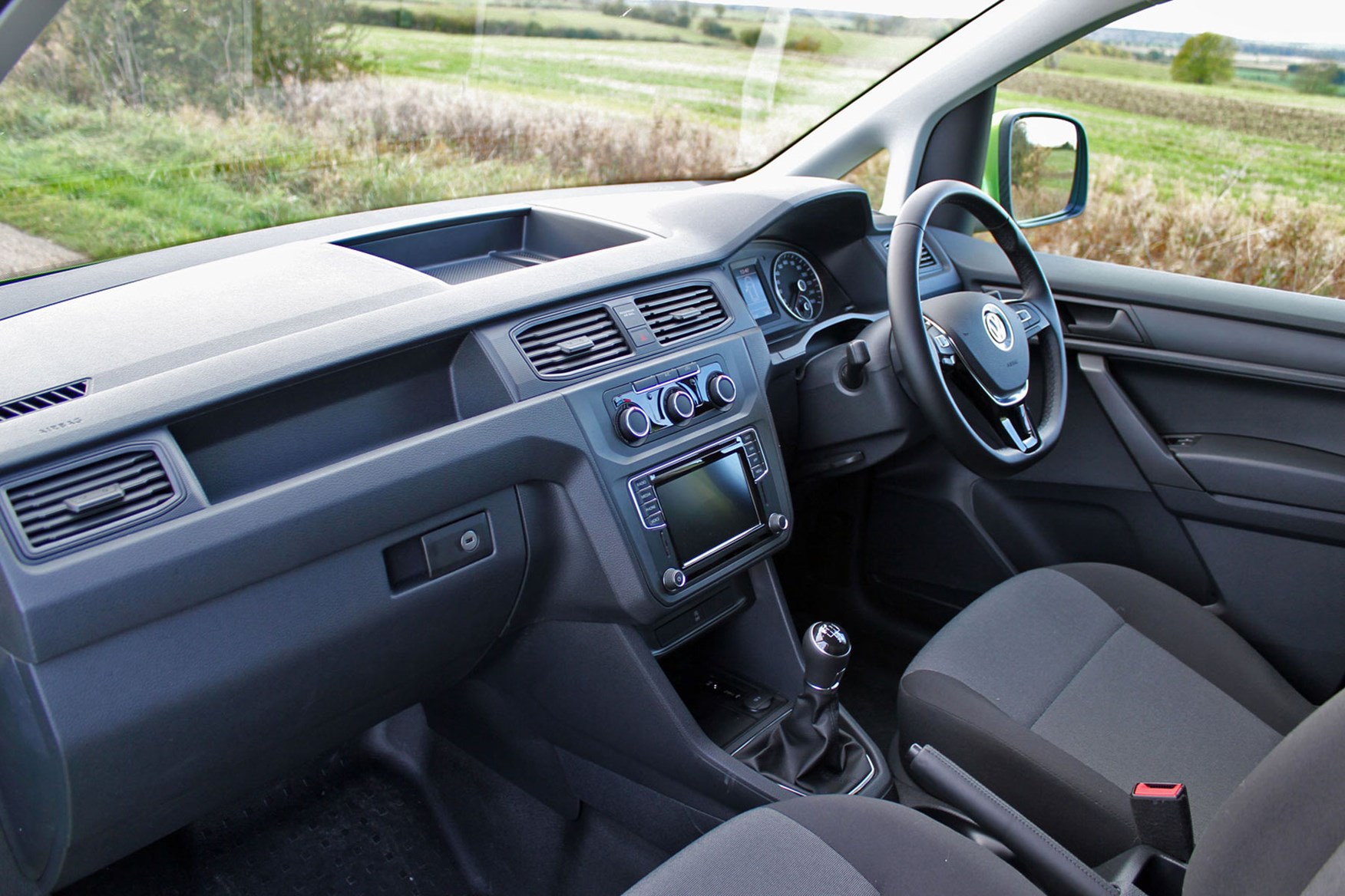 VW Caddy 1.0-litre TSI 102 review - cab interior, 2017