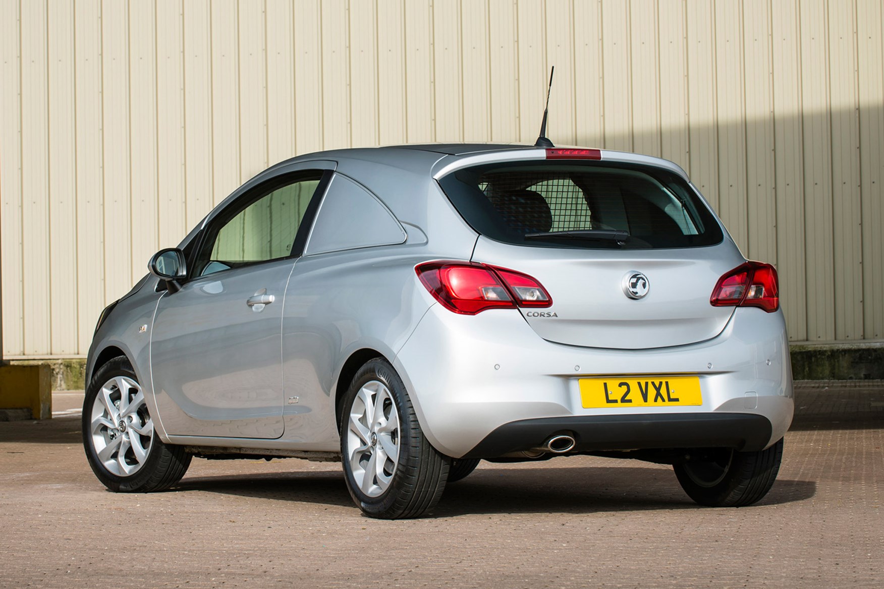 Vauxhall Corsa full review on Parkers Vans - rear exterior