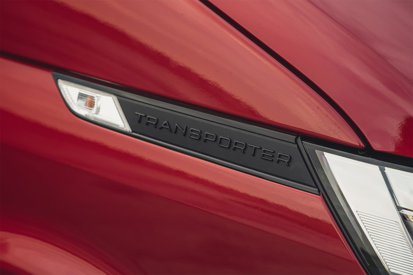 Volkswagen Transporter review, T6.1, 2020, red, front badge