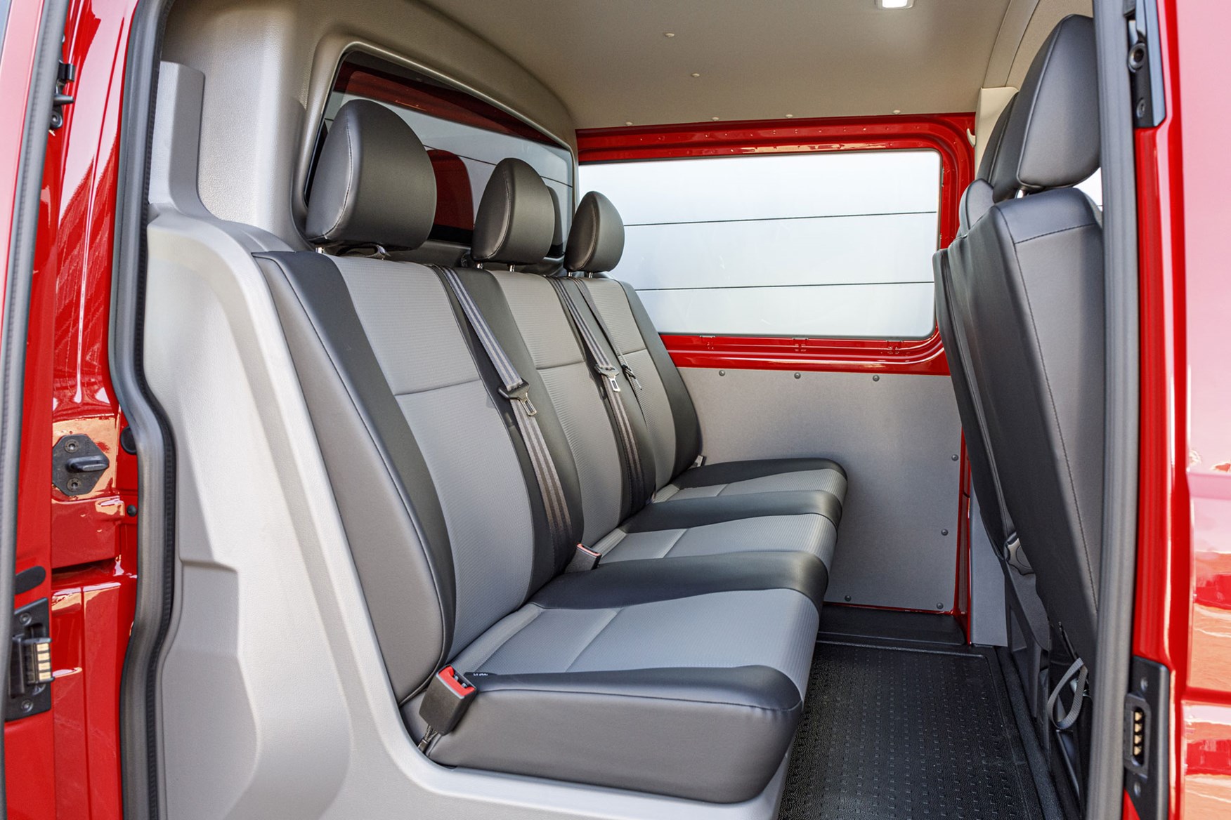 VW Transporter review - T6.1 2019 facelift, kombi rear seats