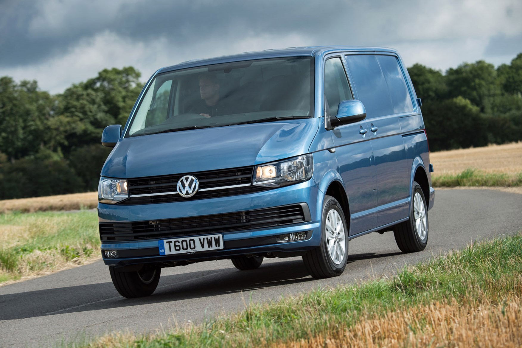 VW Transporter (2015-on) driving front view