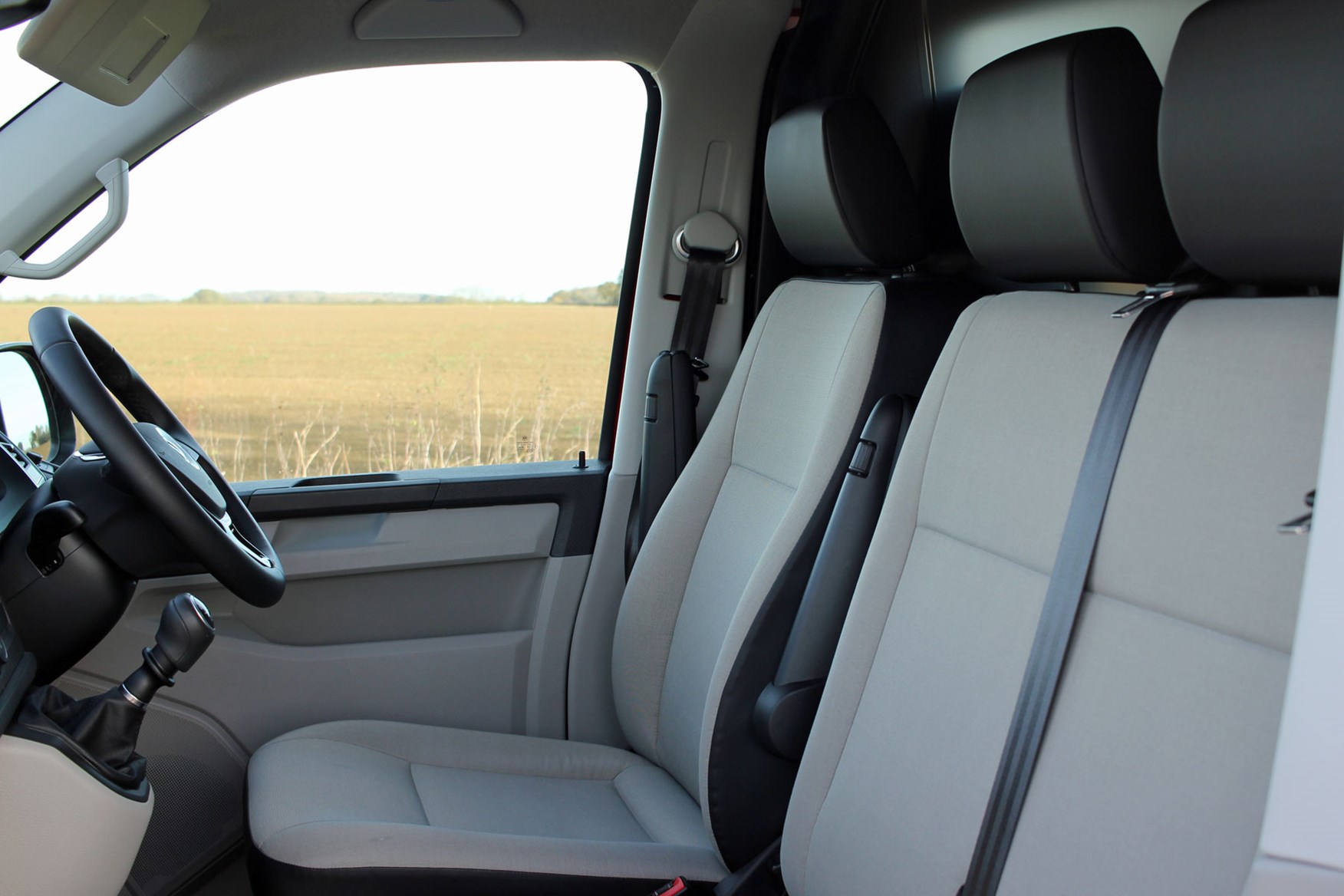 VW Transporter T6 TSI 150 review - cab interior, driving experience