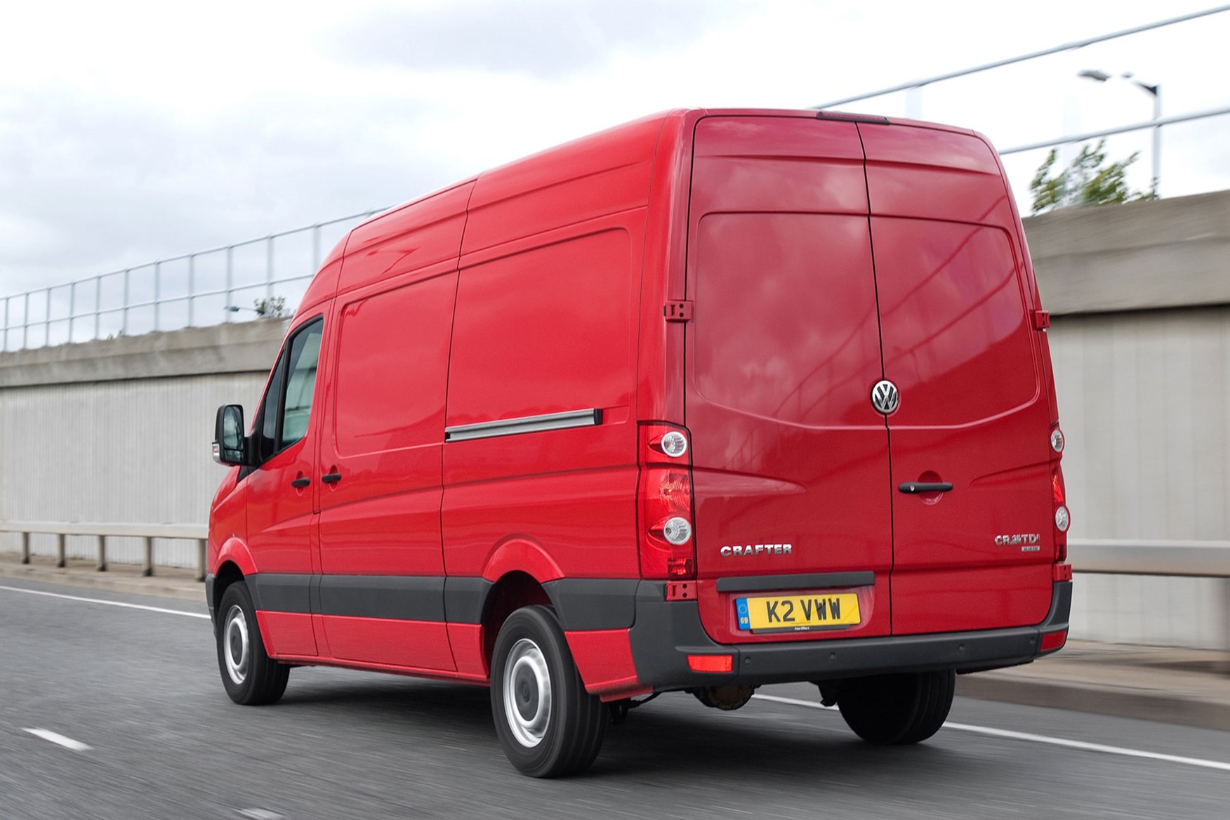 VW Crafter (1996-2003) rear view driving