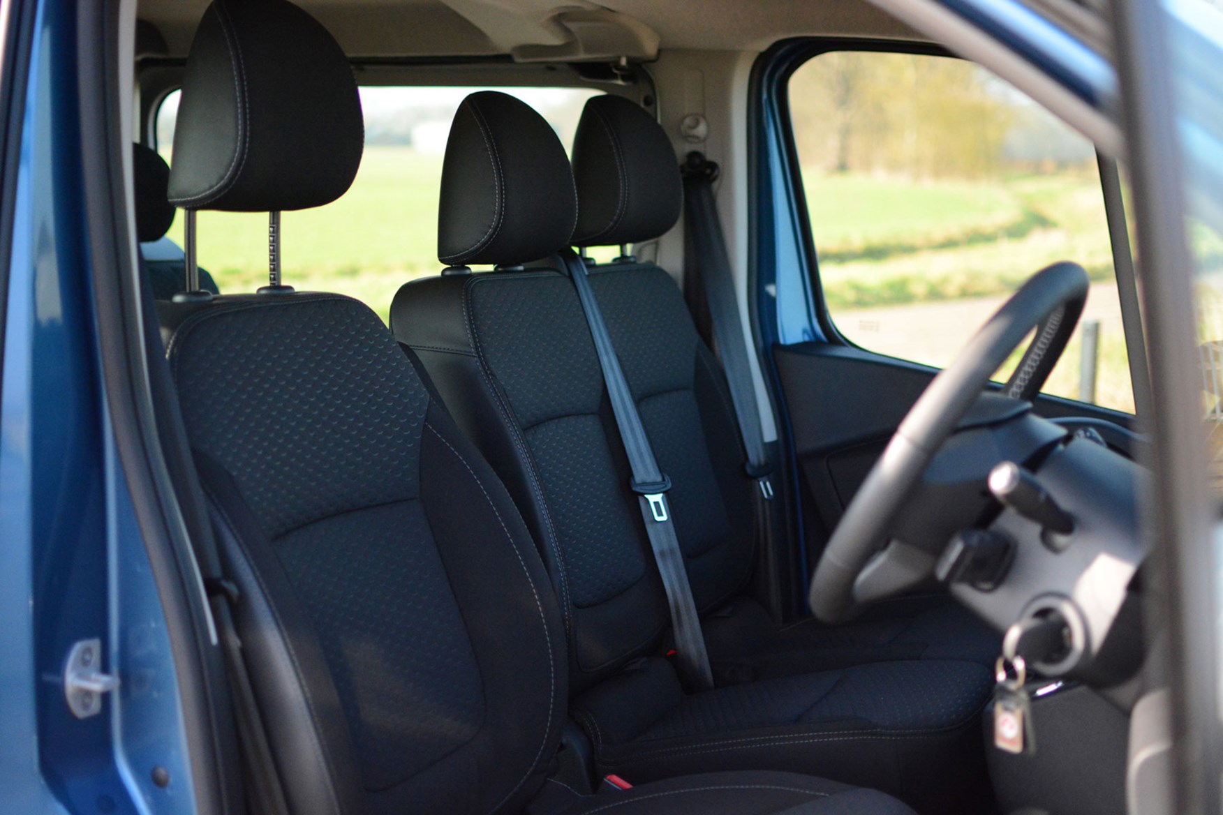 Vauxhall Vivaro Doublecab Sportive review - front seats