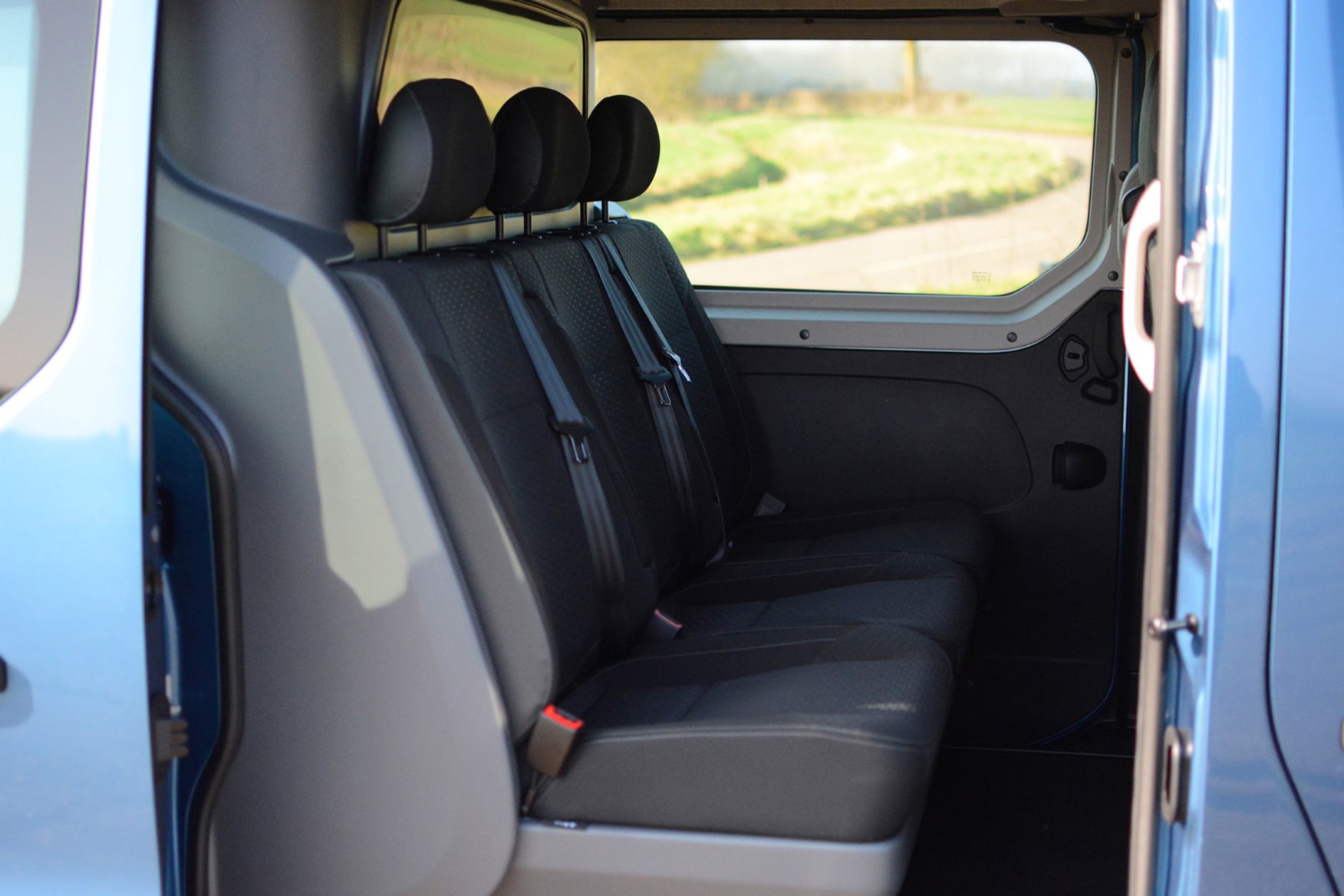 Vauxhall Vivaro Doublecab Sportive review - rear seats