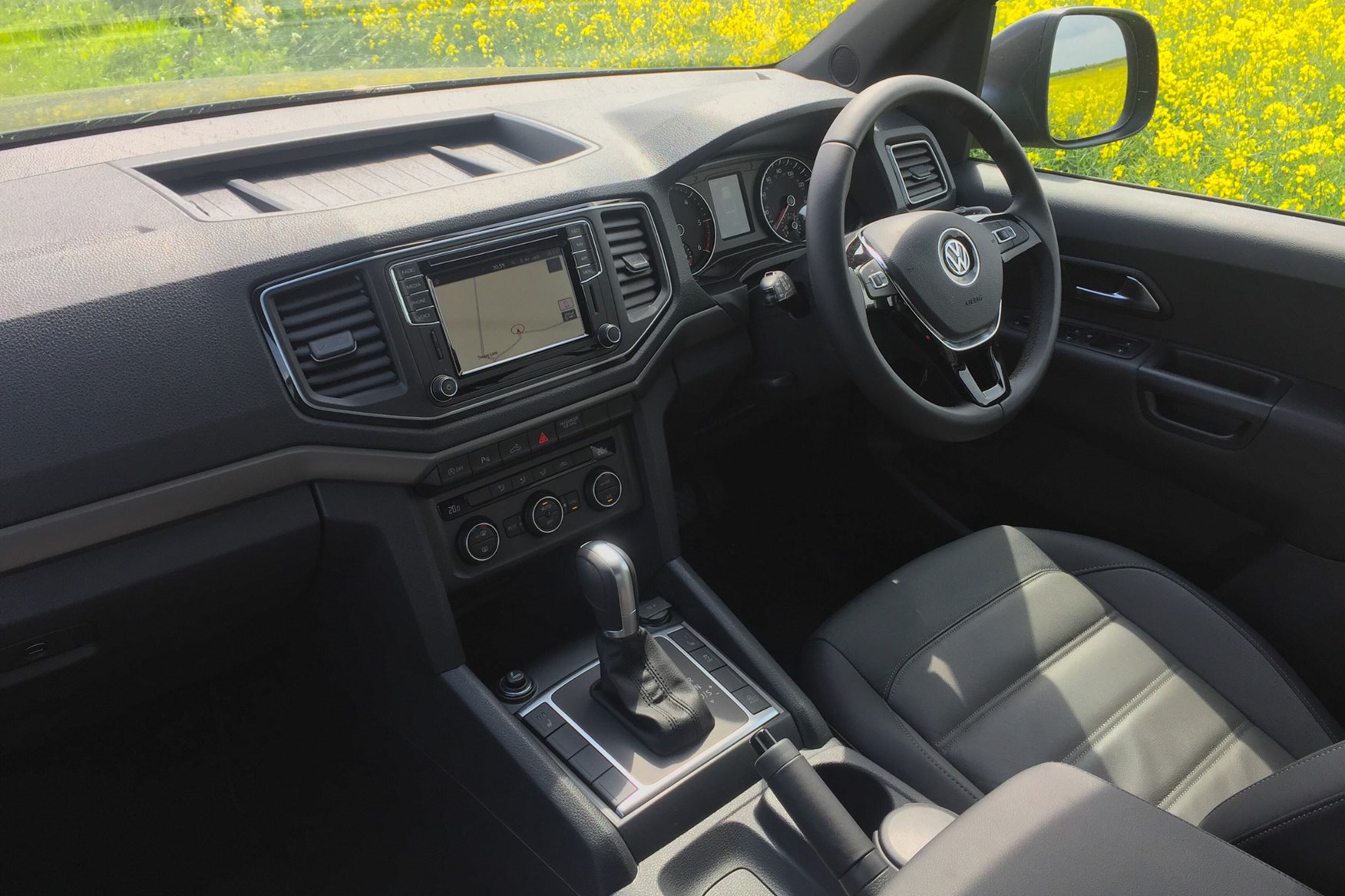 VW Amarok Dark Label review - cab interior