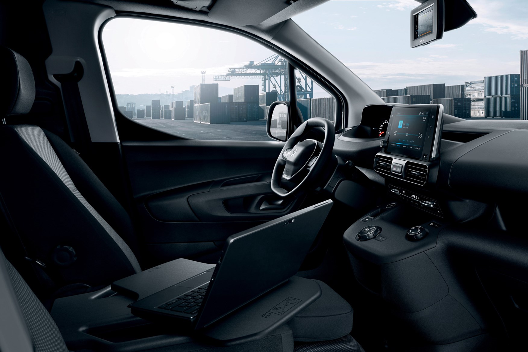 Peugeot Partner review 2020, i-Cockpit, view from passenger side