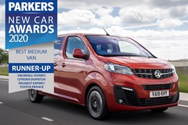 Vauxhall Vivaro - runner up in the 2020 Parkers Medium Van of the Year Award