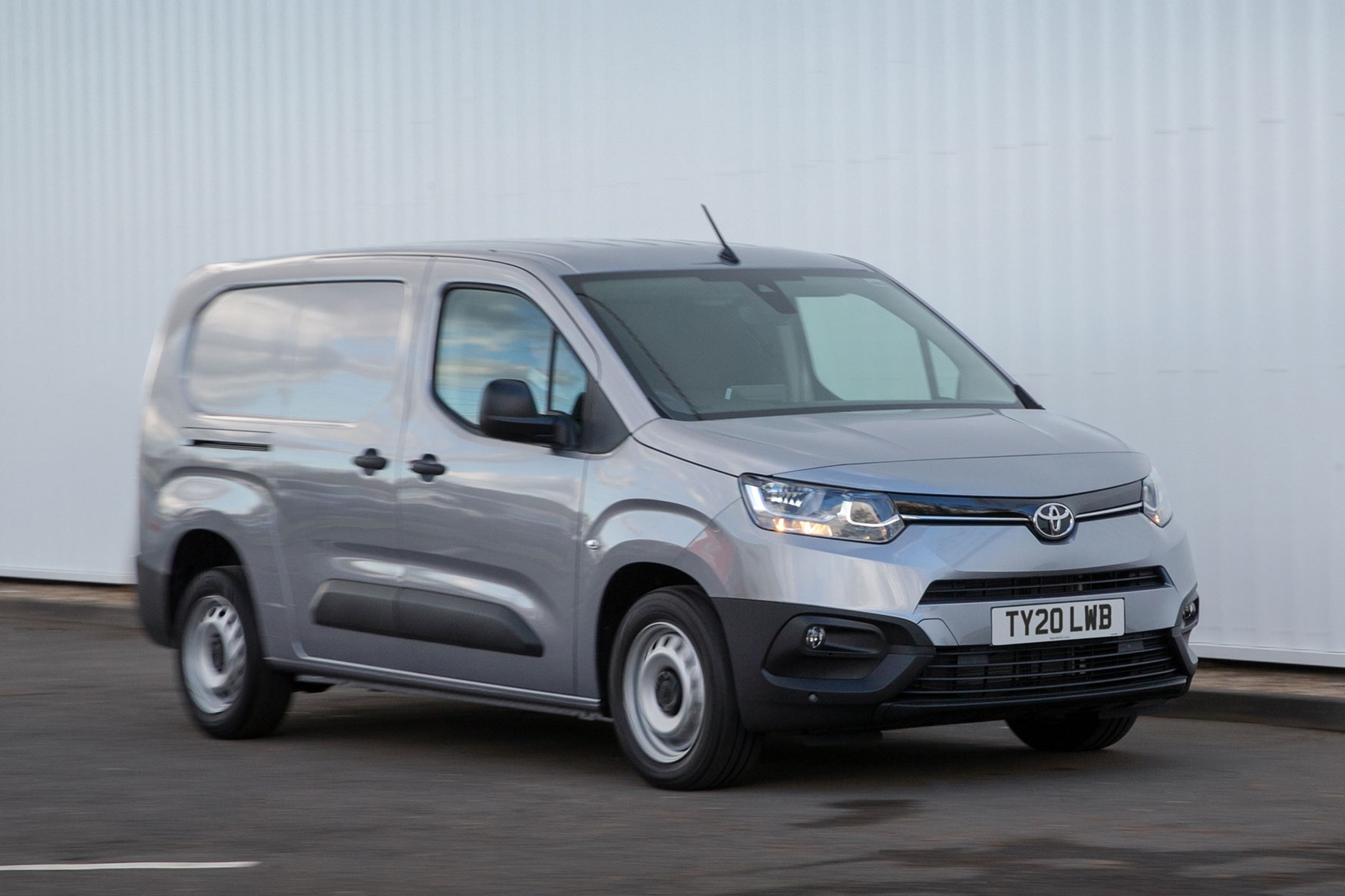 2020 Toyota Proace City review - LWB, front view, silver, driving