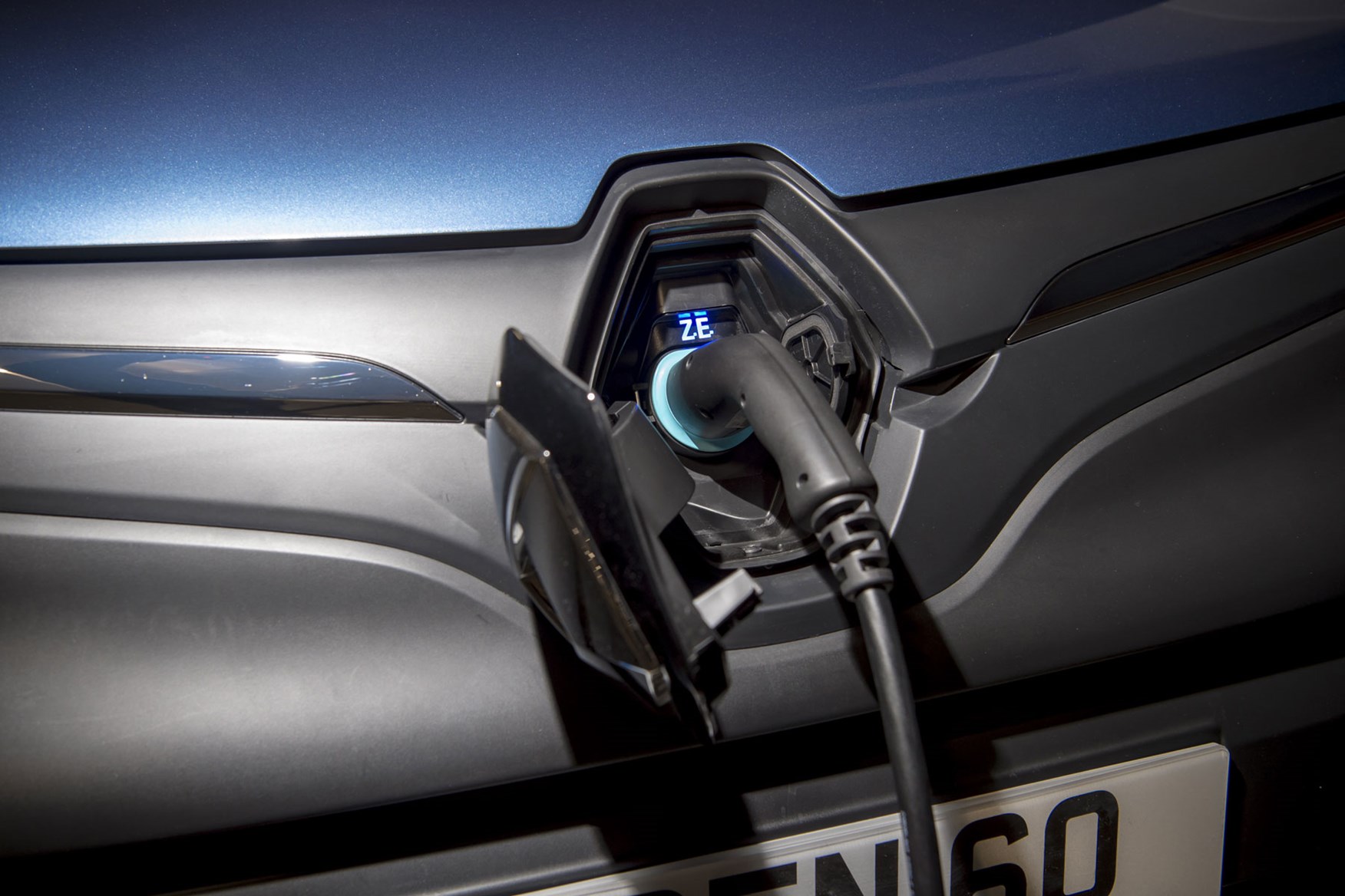 Renault Kangoo ZE review 2020 - charging port in nose under badge