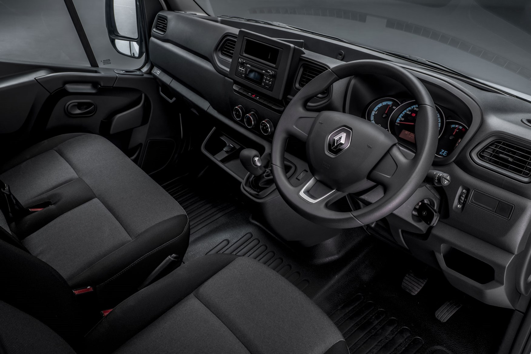 Renault Master ZE electric van review, 2020 - post-facelift cab interior