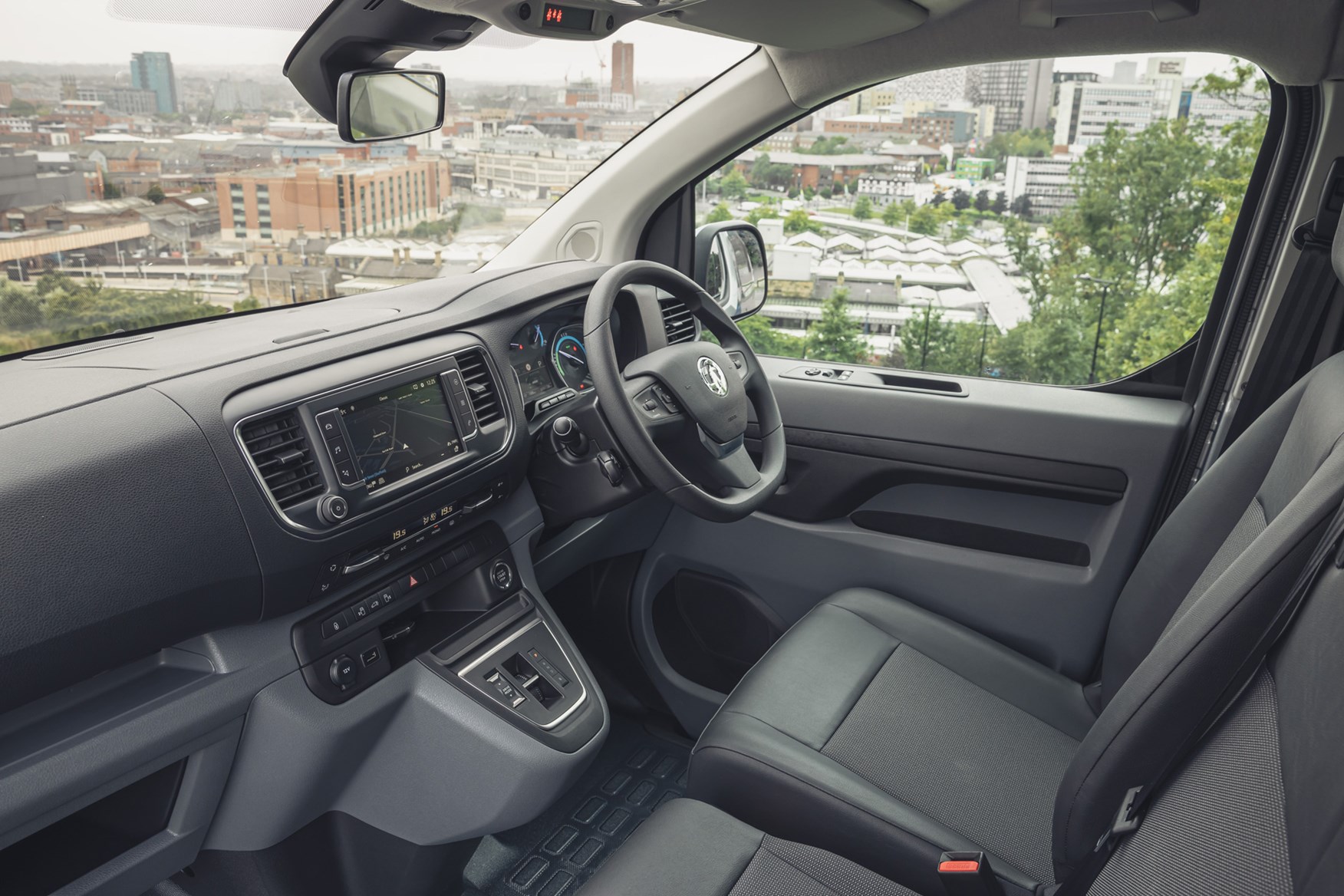 Vauxhall Vivaro-e review, 2020, electric van, cab interior