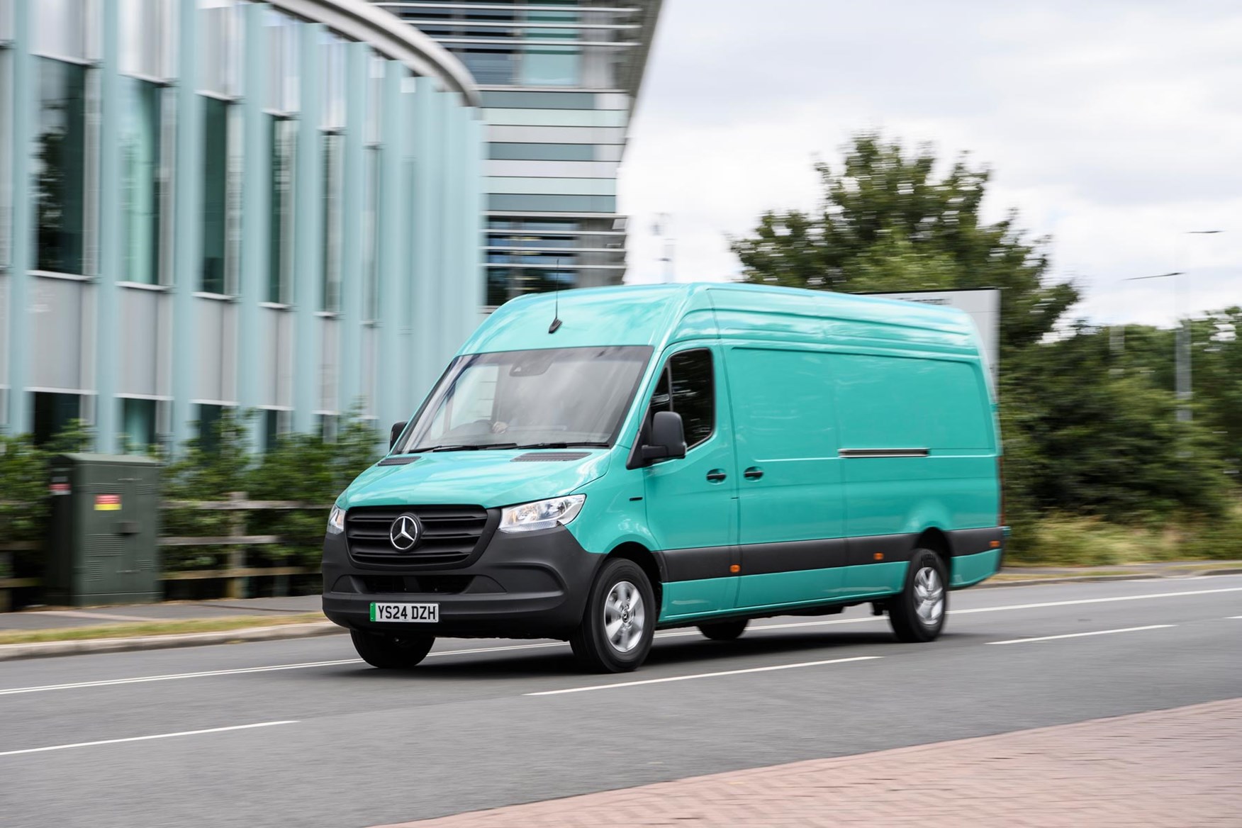 The eSprinter is a big van for urban driving.