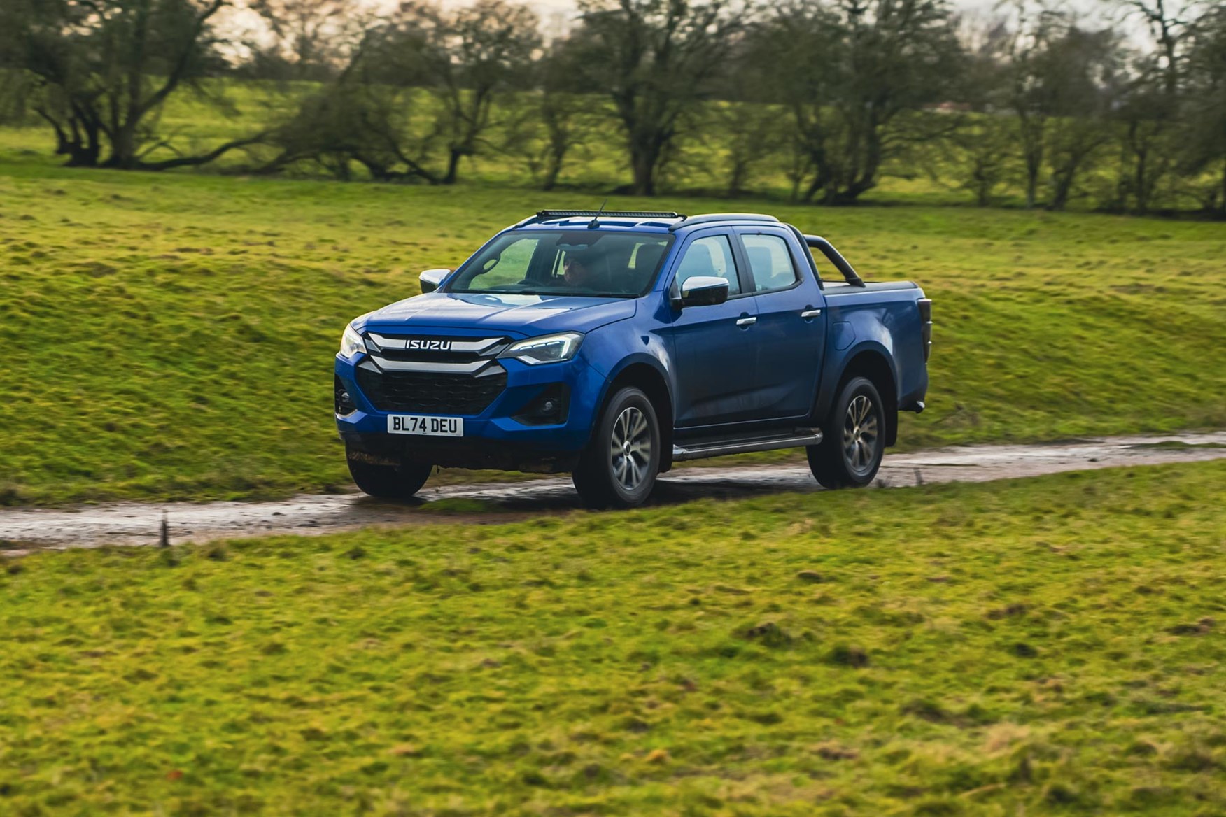 The Isuzu D-Max handles nicely on the road for a pickup truck.