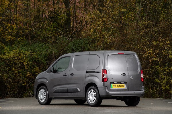 Vauxhall Combo Electric rear parked