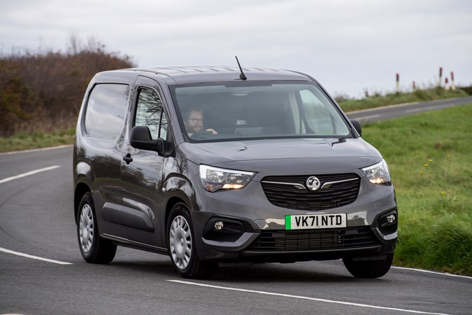 Vauxhall Combo Electric front cornering