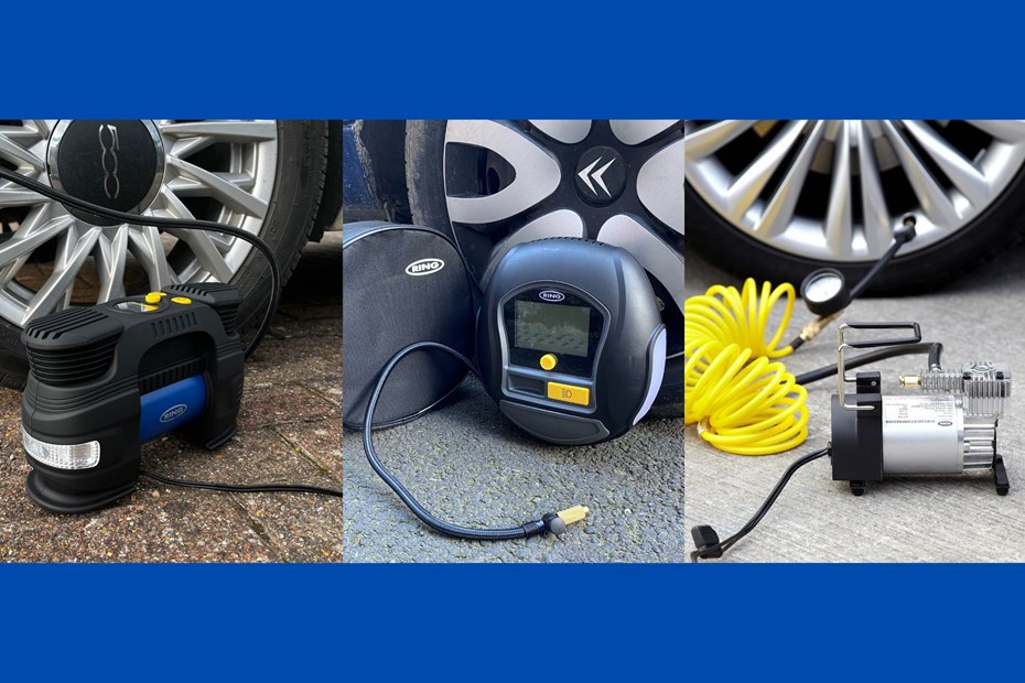 Ring Automotive tyre inflator triple test