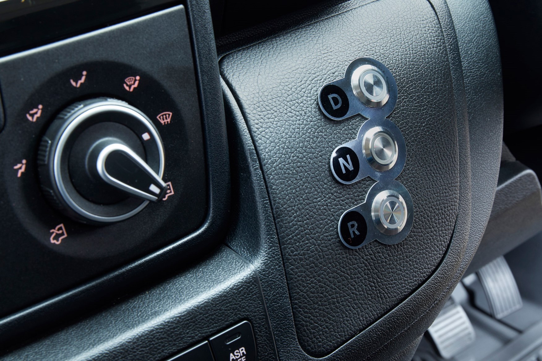 Peugeot e-Boxer electric van review - push-button gear selector