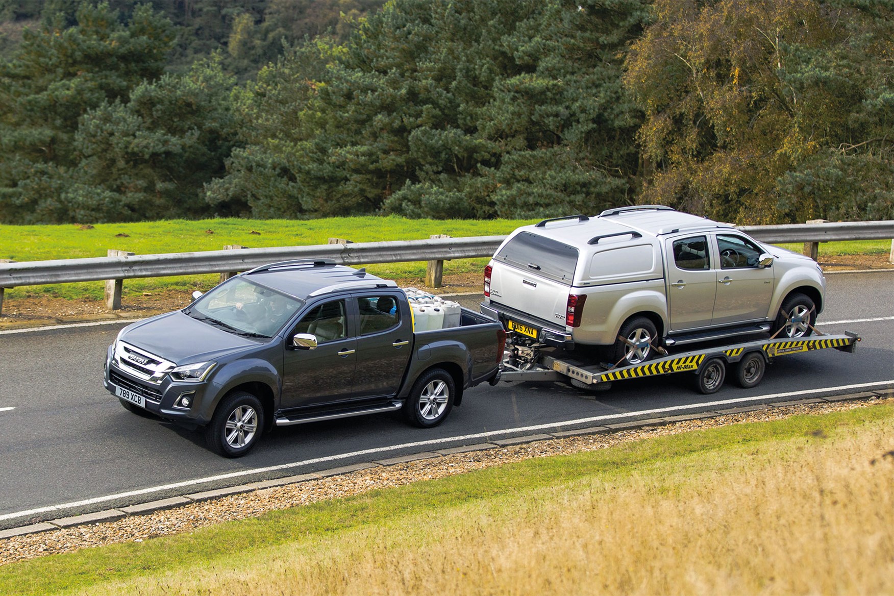 Isuzu D-Max towing capacity - towing another D-Max on a trailer