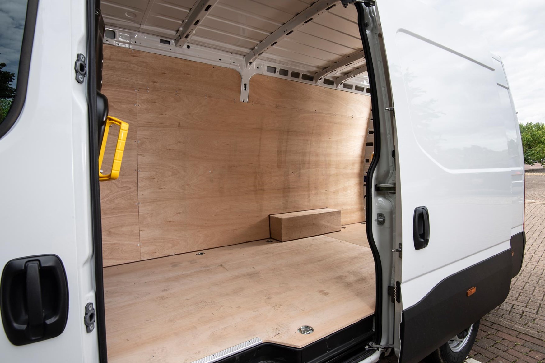 There's lots of space in an Iveco Daily but payload is bettered by rivals.