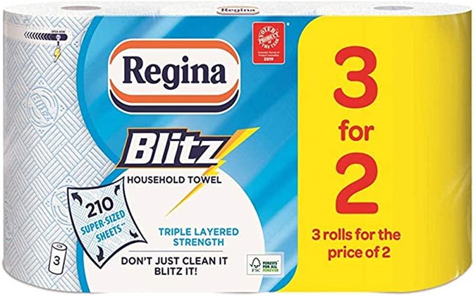 Regina Blitz Kitchen Towel Extra Large Roll