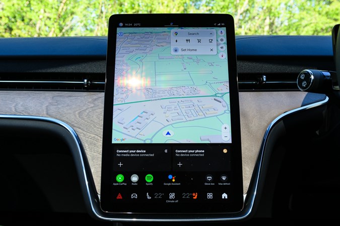Volvo EX90 infotainment